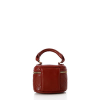 LID-DVTS-004 Quilted Dual-Zip Mini Crossbody Bag
