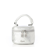 LID-DVTS-004 Quilted Dual-Zip Mini Crossbody Bag