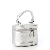 LID-DVTS-004 Quilted Dual-Zip Mini Crossbody Bag