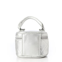 LID-DVTS-004 Quilted Dual-Zip Mini Crossbody Bag