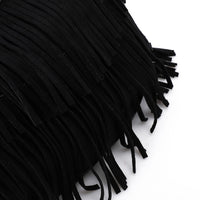 LID-DVTS-010 Suede Fringe Hobo Bag