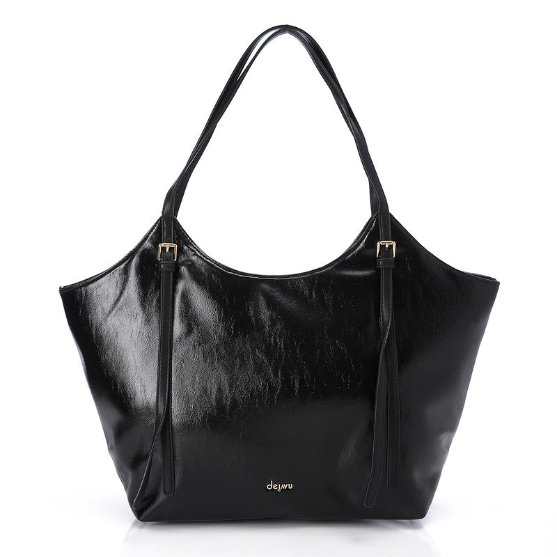 LID-DVTS-011 Crinkle Leather Tote Bag