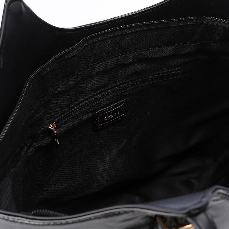 LID-DVTS-011 Crinkle Leather Tote Bag