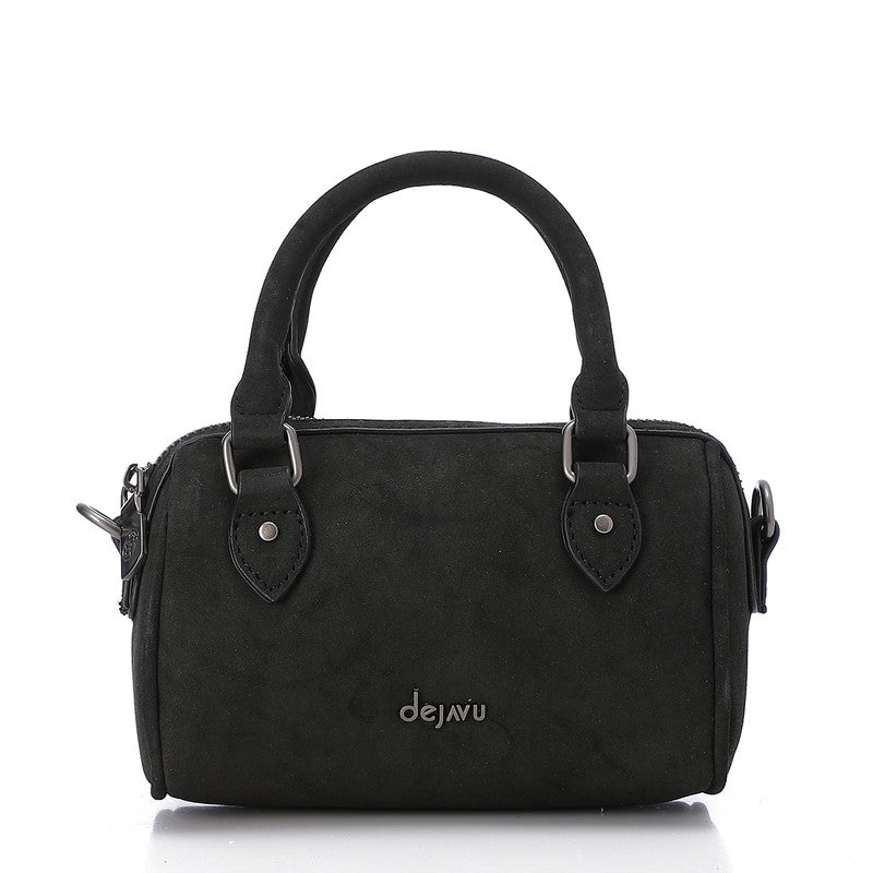 LID-DVTS-013 Suede Duffle Crossbody Bag