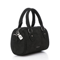 LID-DVTS-013 Suede Duffle Crossbody Bag