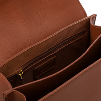 LID-DVTS-014 Scarf-Wrapped Handle Flap Crossbody Bag