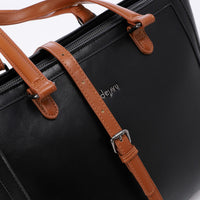 LID-DVTS-032 Leather Zipped Everyday Shoulder Bag