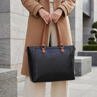 LID-DVTS-032 Leather Zipped Everyday Shoulder Bag