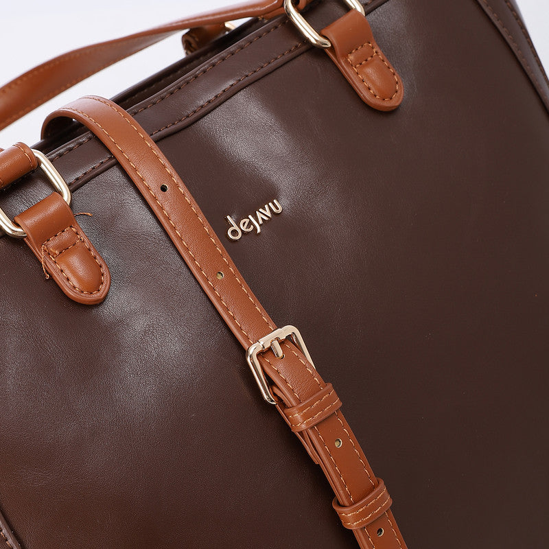 LID-DVTS-032 Leather Zipped Everyday Shoulder Bag