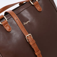LID-DVTS-032 Leather Zipped Everyday Shoulder Bag