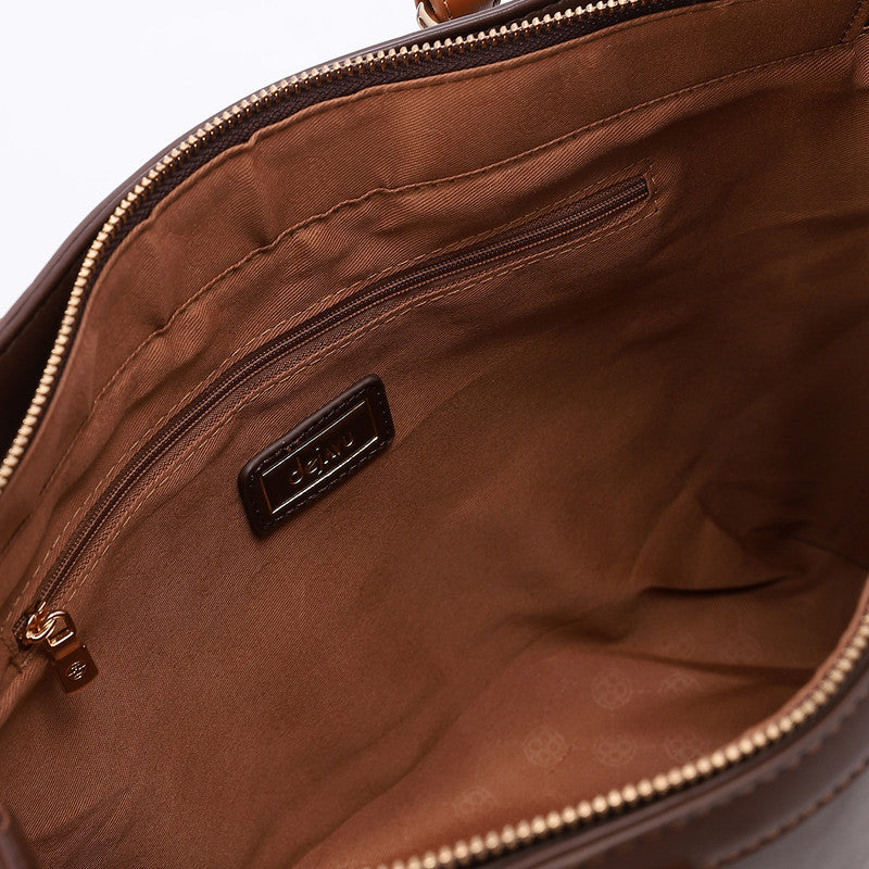 LID-DVTS-032 Leather Zipped Everyday Shoulder Bag
