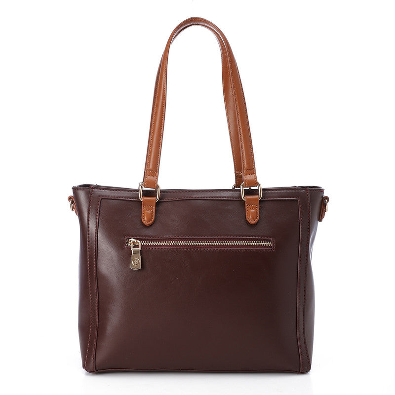 LID-DVTS-032 Leather Zipped Everyday Shoulder Bag