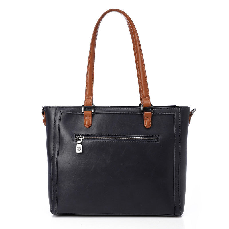 LID-DVTS-032 Leather Zipped Everyday Shoulder Bag