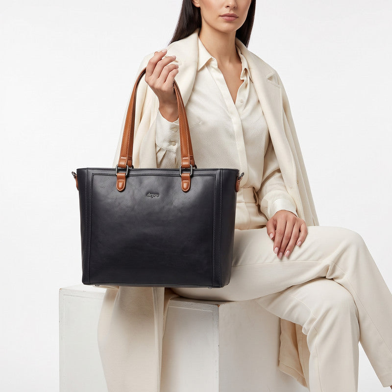 LID-DVTS-032 Leather Zipped Everyday Shoulder Bag