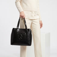 LID-DVTS-033 Embossed Logo Shoulder Bag