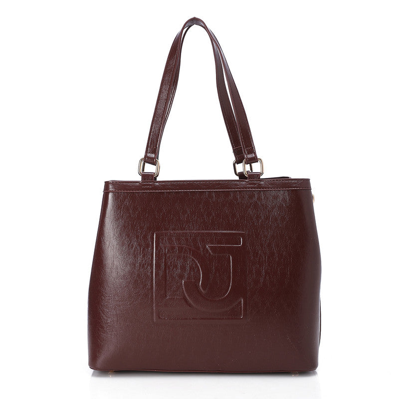 LID-DVTS-033 Embossed Logo Shoulder Bag