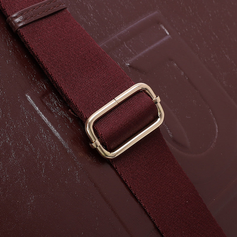 LID-DVTS-033 Embossed Logo Shoulder Bag