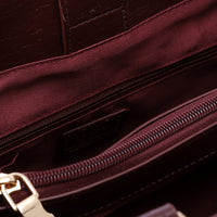 LID-DVTS-033 Embossed Logo Shoulder Bag