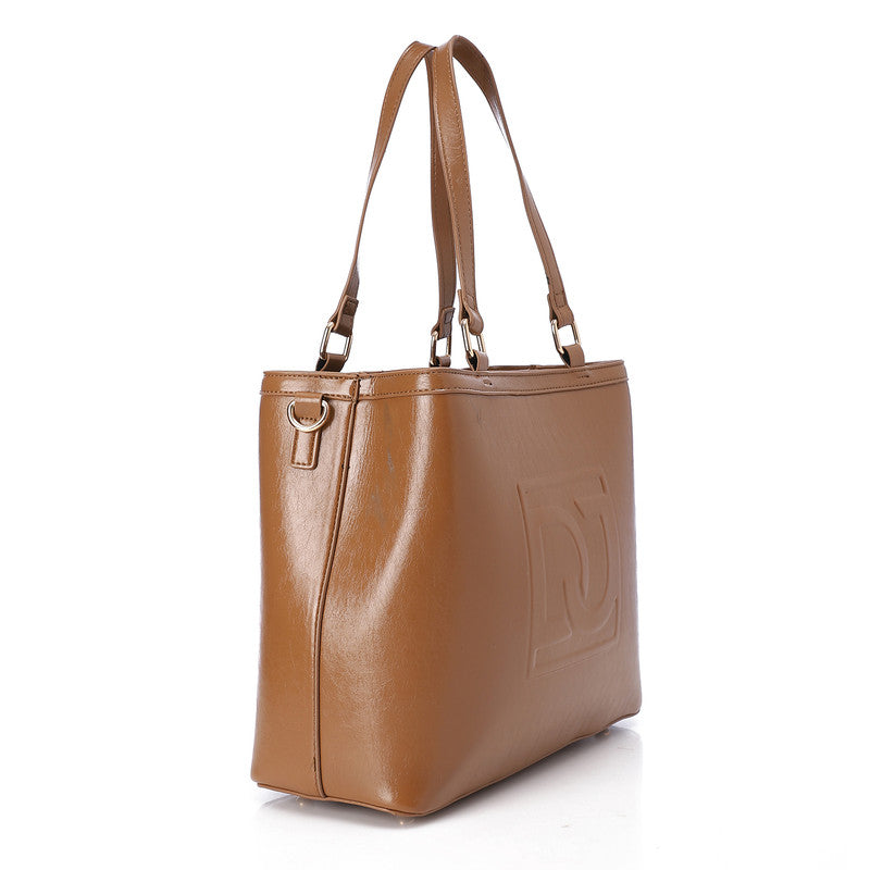 LID-DVTS-033 Embossed Logo Shoulder Bag