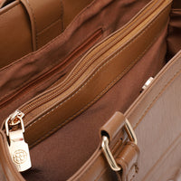 LID-DVTS-033 Embossed Logo Shoulder Bag
