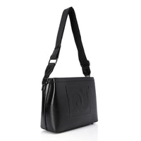 LID-DVTS-034 Embossed Logo Leather Shoulder Bag