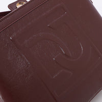 LID-DVTS-034 Embossed Logo Leather Shoulder Bag
