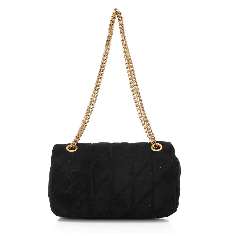LID-DVTS-037 Gold Logo Chain Straps Shoulder Bag