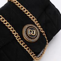 LID-DVTS-037 Gold Logo Chain Straps Shoulder Bag
