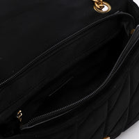 LID-DVTS-037 Gold Logo Chain Straps Shoulder Bag