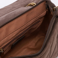 LID-DVTS-037 Gold Logo Chain Straps Shoulder Bag