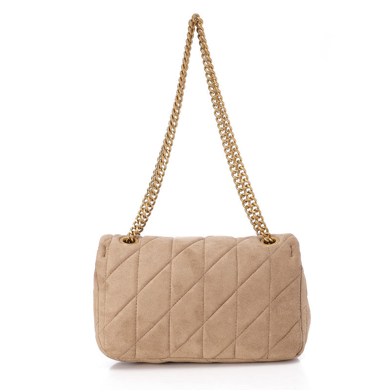 LID-DVTS-037 Gold Logo Chain Straps Shoulder Bag