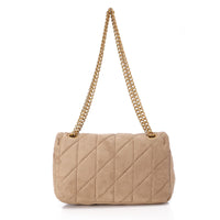 LID-DVTS-037 Gold Logo Chain Straps Shoulder Bag