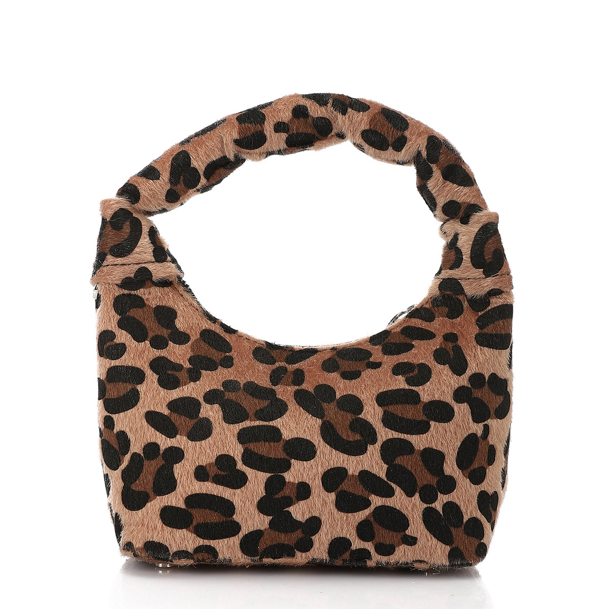 LID-DVTV-002 Leopard Pattern Zipped Handbag