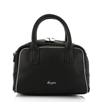 LID-DVTV-003 Textured Leather Top Handle Bag