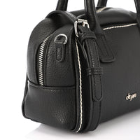 LID-DVTV-003 Textured Leather Top Handle Bag