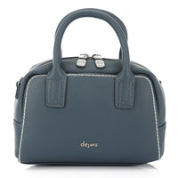 LID-DVTV-003 Textured Leather Top Handle Bag