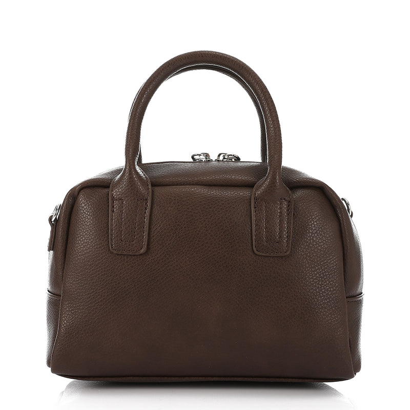 LID-DVTV-003 Textured Leather Top Handle Bag