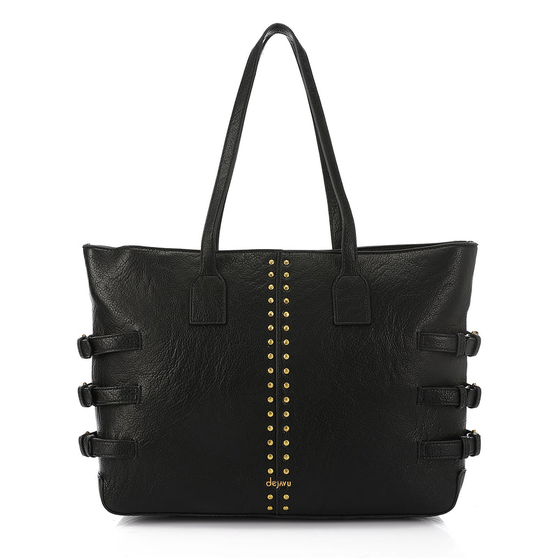 LID-DVTV-012 Studded Textured Shoulder Bag