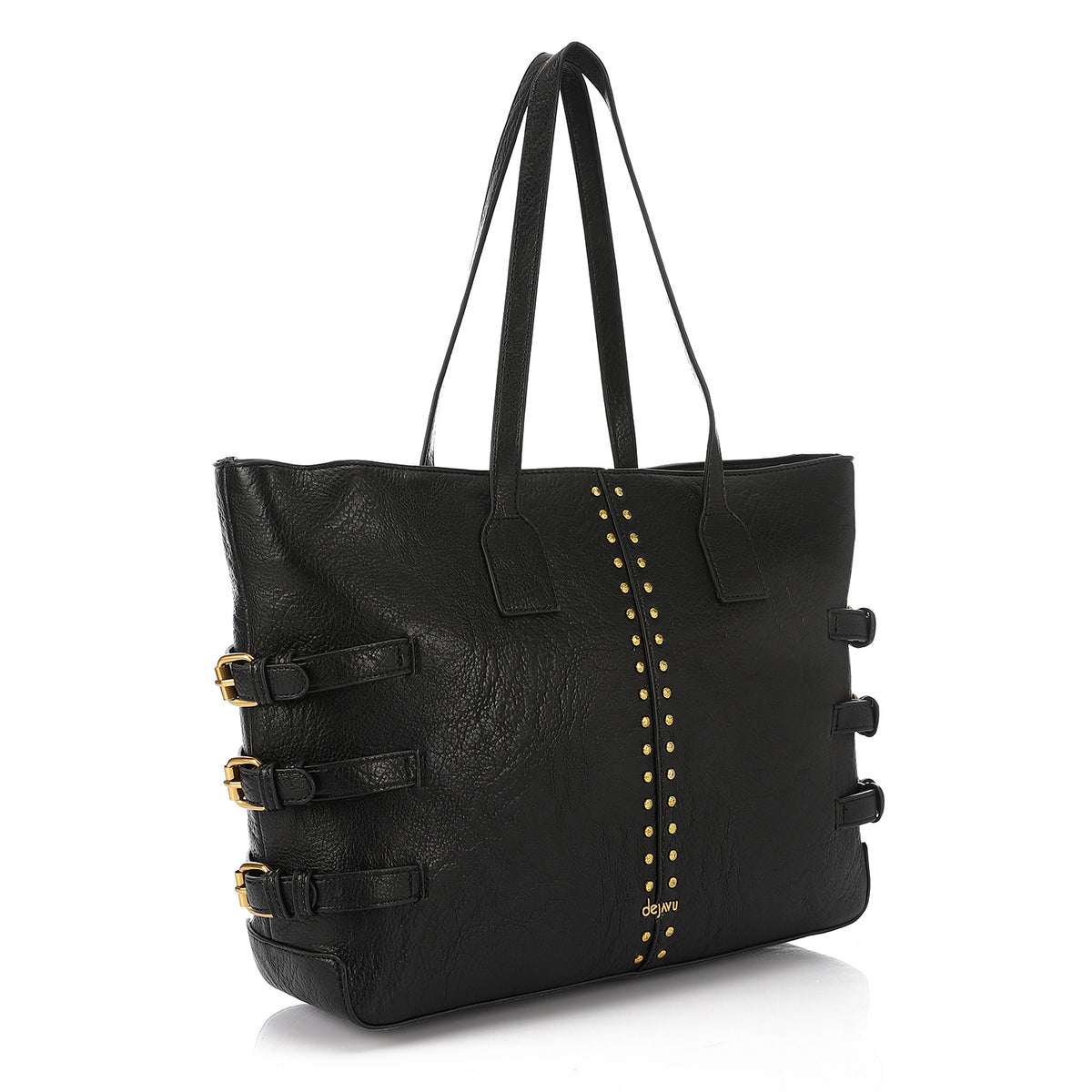 LID-DVTV-012 Studded Textured Shoulder Bag