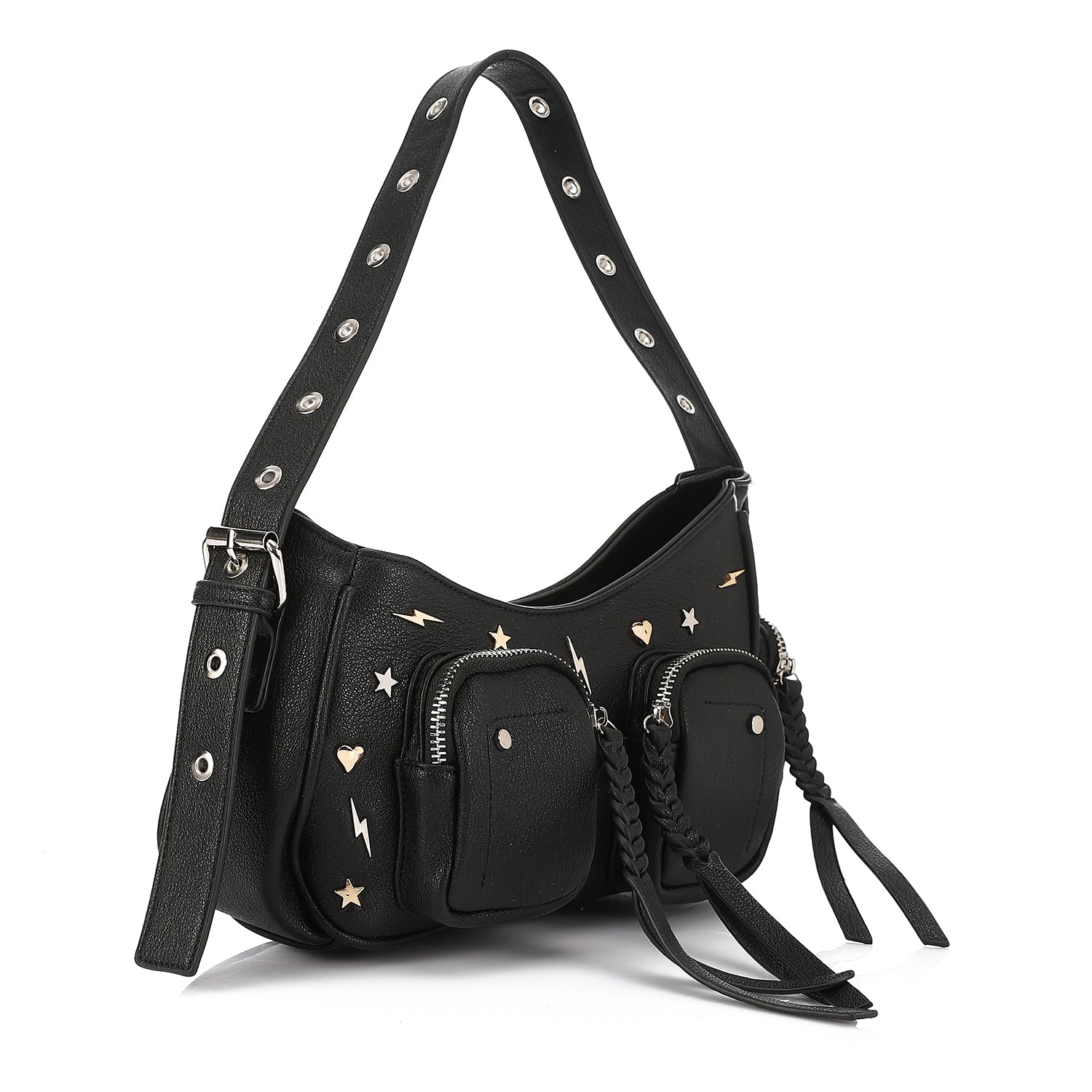 LID-DVTV-019 Multi Pockets Shoulder Bag - Dejavu
