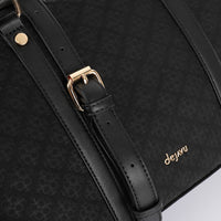 LID-DVTV-029 Embossed Logo Top Handle Bag