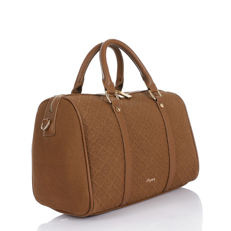 LID-DVTV-029 Embossed Logo Top Handle Bag