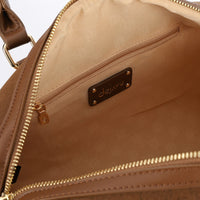 LID-DVTV-029 Embossed Logo Top Handle Bag