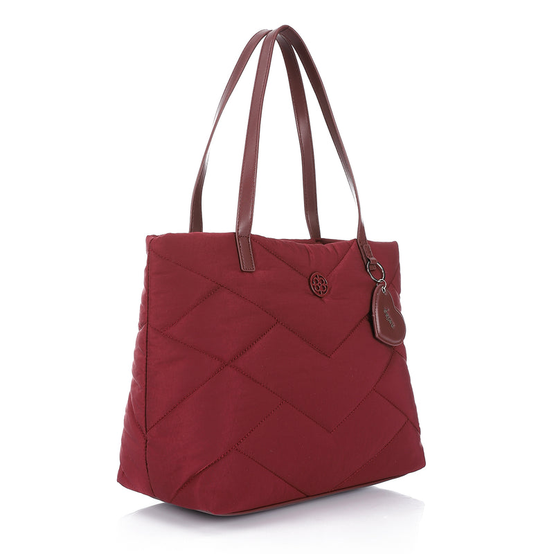 LID-DVTV-033 Quilted Textile Shoulder Bag