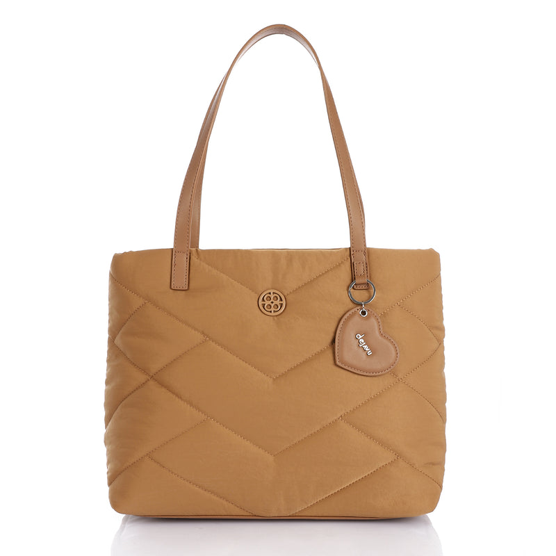 LID-DVTV-033 Quilted Textile Shoulder Bag