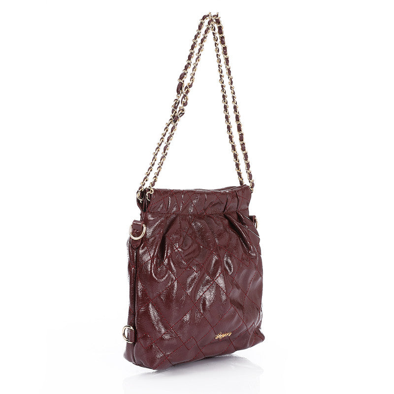 LID-DVTV-040 Chain Handle Quilted Handbag