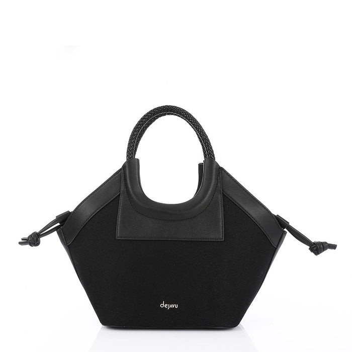 LID-DVTV-041 Plain Textile Top Handle Bag