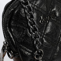 LID-DVTV-054 Shiny Quilted Cross Body Bag