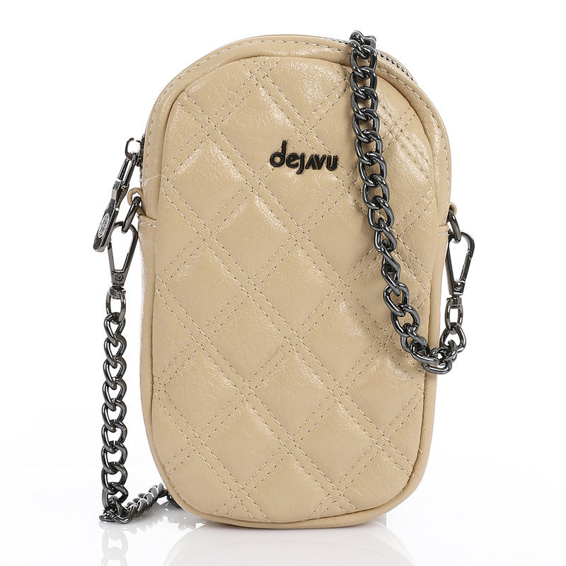 LID-DVTV-054 Shiny Quilted Cross Body Bag