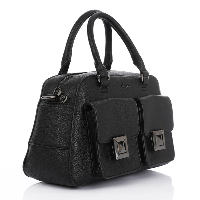 LID-DVTV-060 Zipped Textured Handle Bag